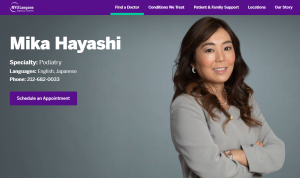 mika-hayashi-林美香足病科クリニック-nyu-podiatry-足病医‐ポダイアトリー